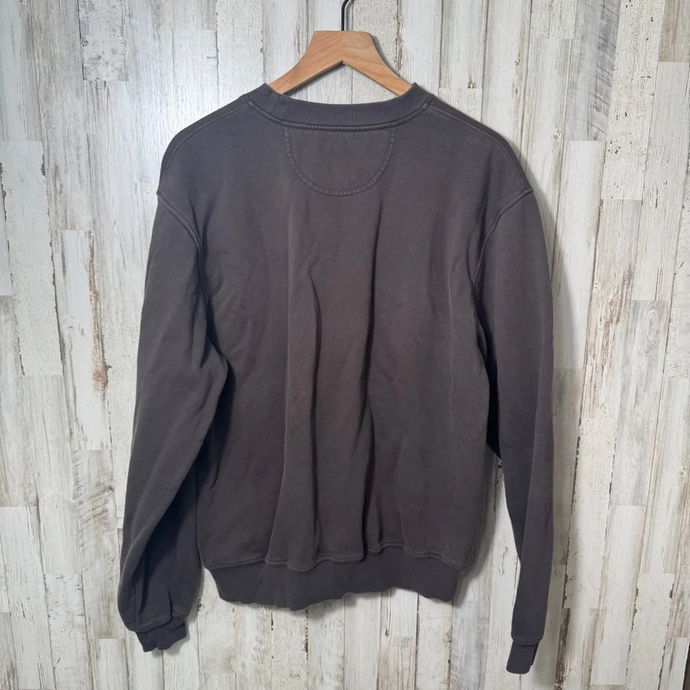Vintage‎ 90s Champion Solid Brown Crewneck Sweatshirt Mens Size Medium